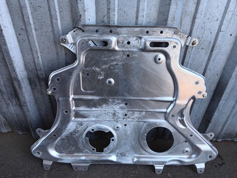 16-19 OEM BMW G11 G12 750 XI Under Engine Shield Reinforced Skid Plate