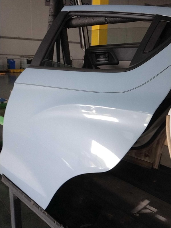 2016 Chevrolet Spark Left Rear Door Blue - Used, 26000 Miles, OEM Part