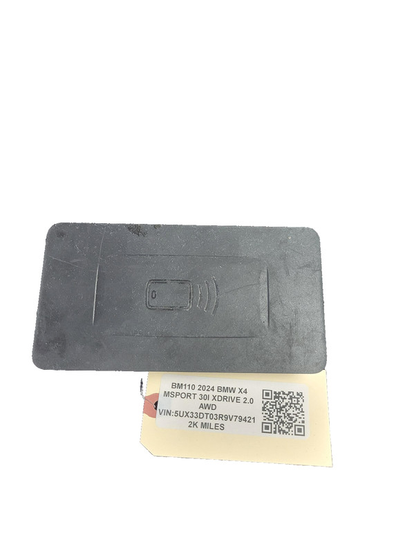 Used Oem BMW Front Console Wireless Charging Storage Pad for 2019-2024 X4