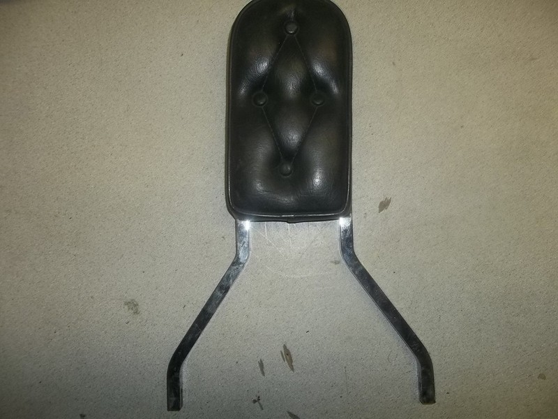 Motorcycle Sissy Bar, w/ Black Padded Backrest *FREE SHIPPING*