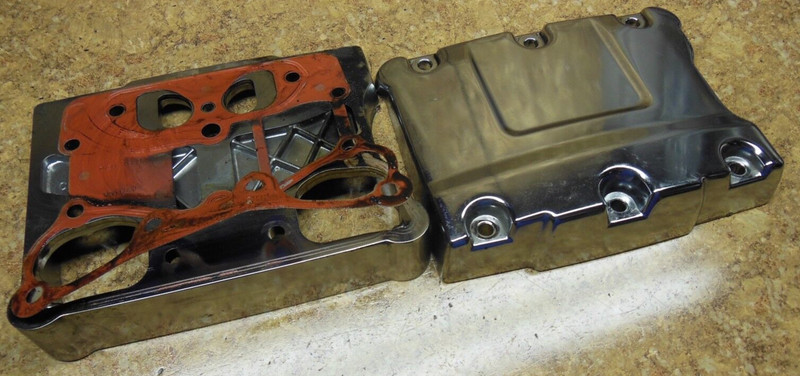 2008 Harley Davidson HD FXDL Dyna Glide Engine Cam Shaft Cover Panel Valve Motor