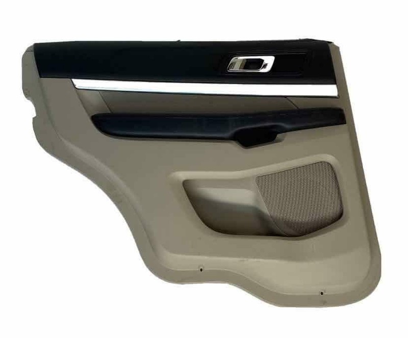 Ford Explorer door panel trim 2016 2019 rear left side beige OEM FB5Z7827407AA