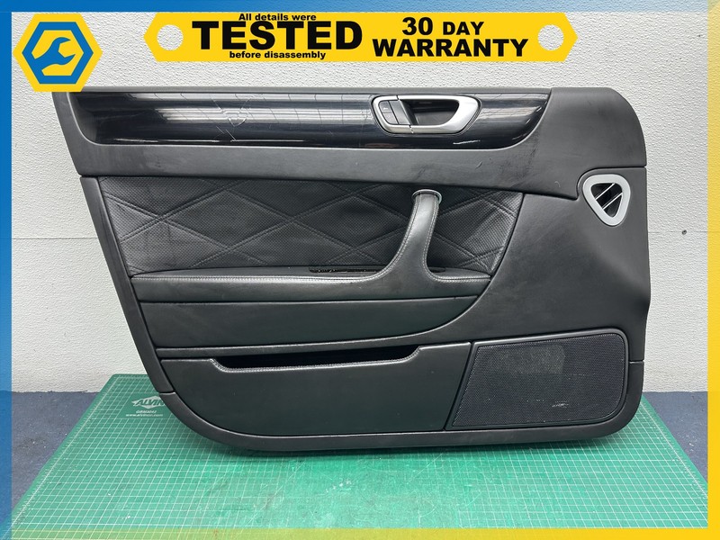 06-12 BENTLEY Flying Spur FRONT LEFT INTERIOR DOOR PANEL TRIM OEM