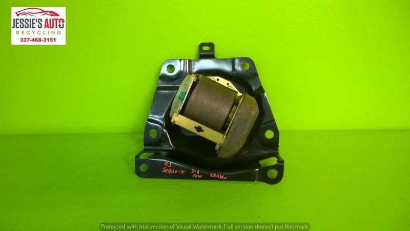 01 02 03 04 SEQUOIA SR5 4.7 3RD ROW REAR CENTER SEAT BELT RETRACTOR OEM 2075-51