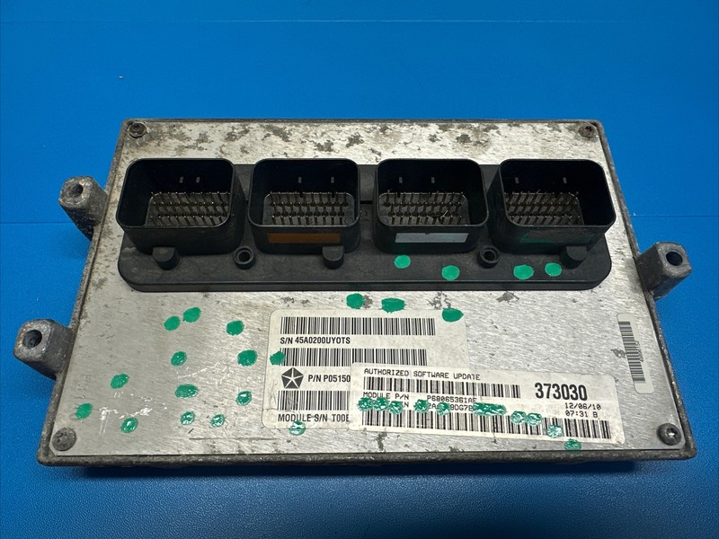68065361AE I 2011 CARAVAN TOWN & COUNTRY 3.6L ECU ECM PCM ENGINE COMPUTER AT