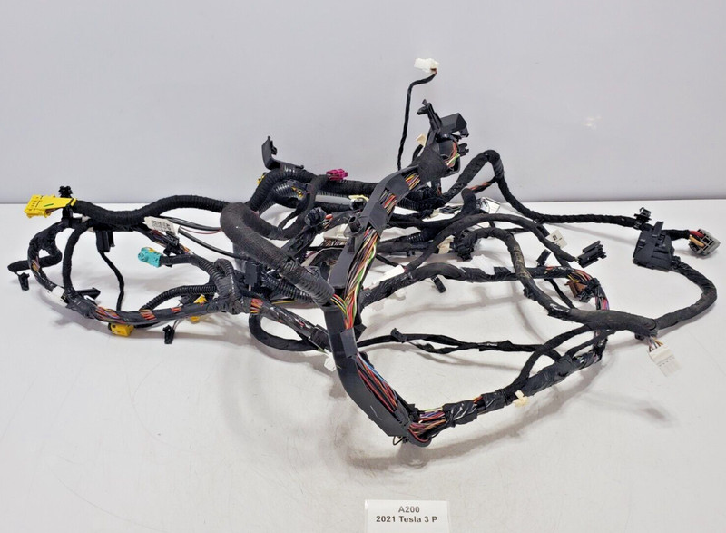 ✅ 2017-2023 OEM Tesla Model 3 Dashboard Wiring Harness Cable Wire Loom Assembly