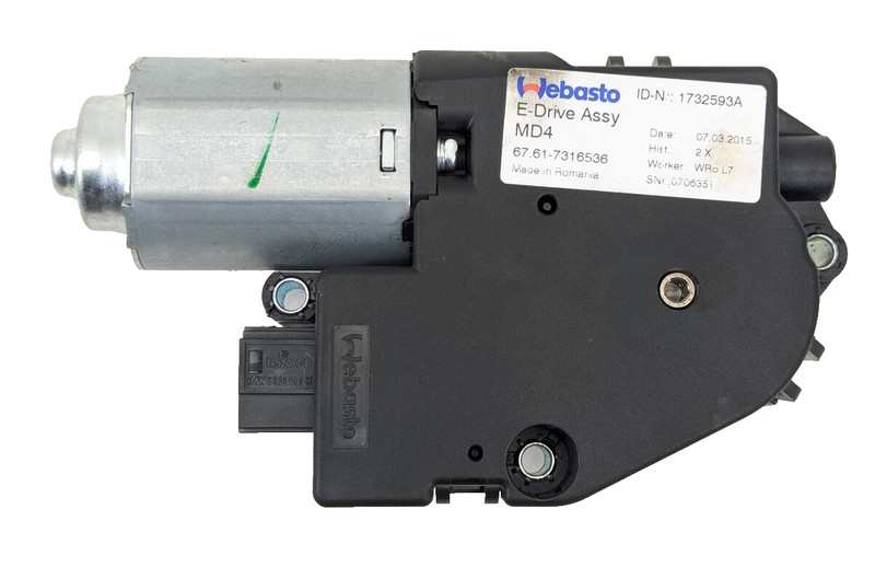 12-18 BMW F30 320i 328i Panoramic Sunroof Sun Roof Motor 67617316536 OEM