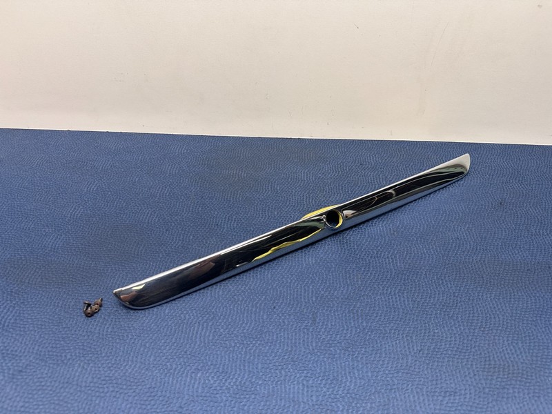 BMW E36 328i M3 Rear Trunk Lid Grip Handle Trim Moulding Chrome Yellow OEM 100K