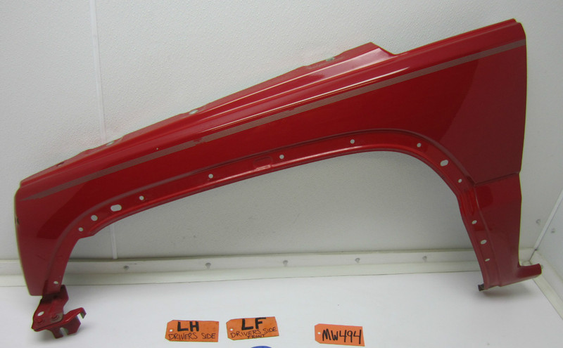 FENDER BODY Driver SIDE FRONT LH LEFT USED FLAME RED PR4 for 02-04 JEEP LIBERTY