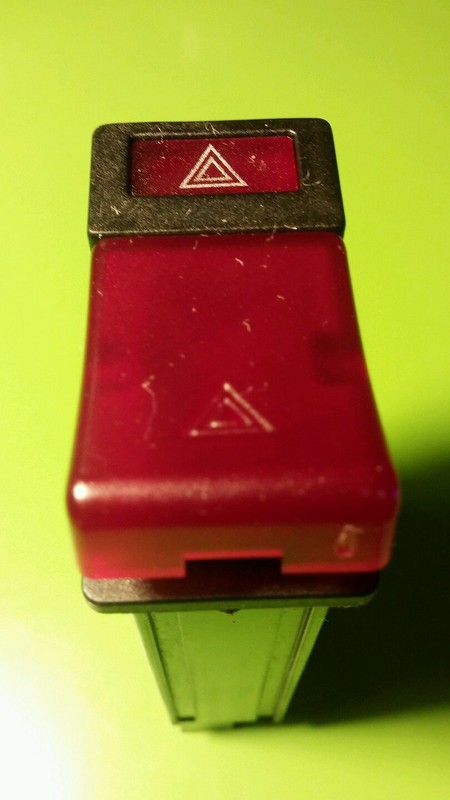 Premium 1993volvo 850 hazard switch button complete oem fast shipping 6806356