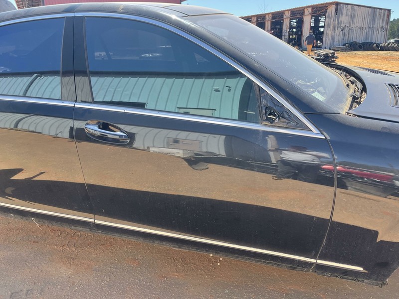 07-13 MERCEDES S550 W221 FRONT RIGHT PASSENGER SIDE DOOR BLACK