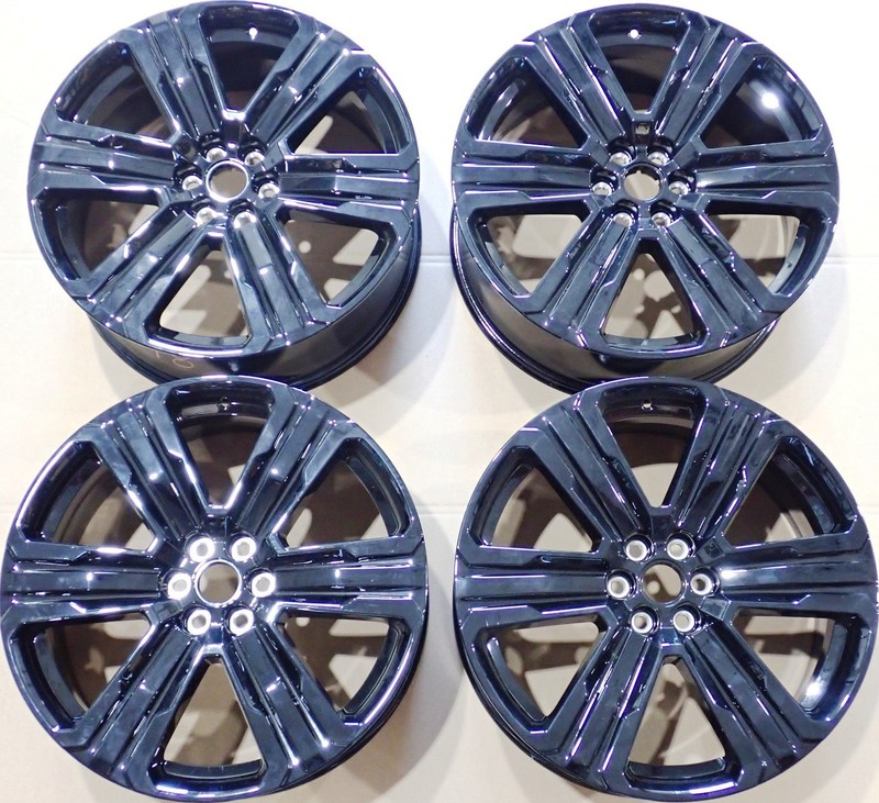 (4) 24-26 GMC Acadia Wheel 22" Gloss Black Rims NTO Alloy 22 Inch OEM Factory OE