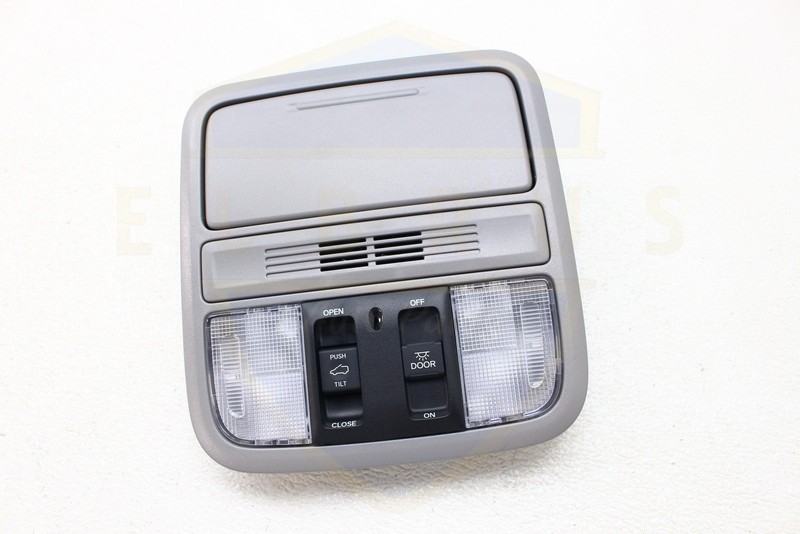 HONDA PILOT 16 - 22 FRONT OVERHEAD ROOF DOME LIGHT W/ SUNROOF W/O PANORAMIC GRAY