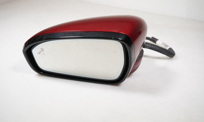 2013-2015 Ford Fusion Left Driver Side View Power Door Mirror w/ Blind Spot RED