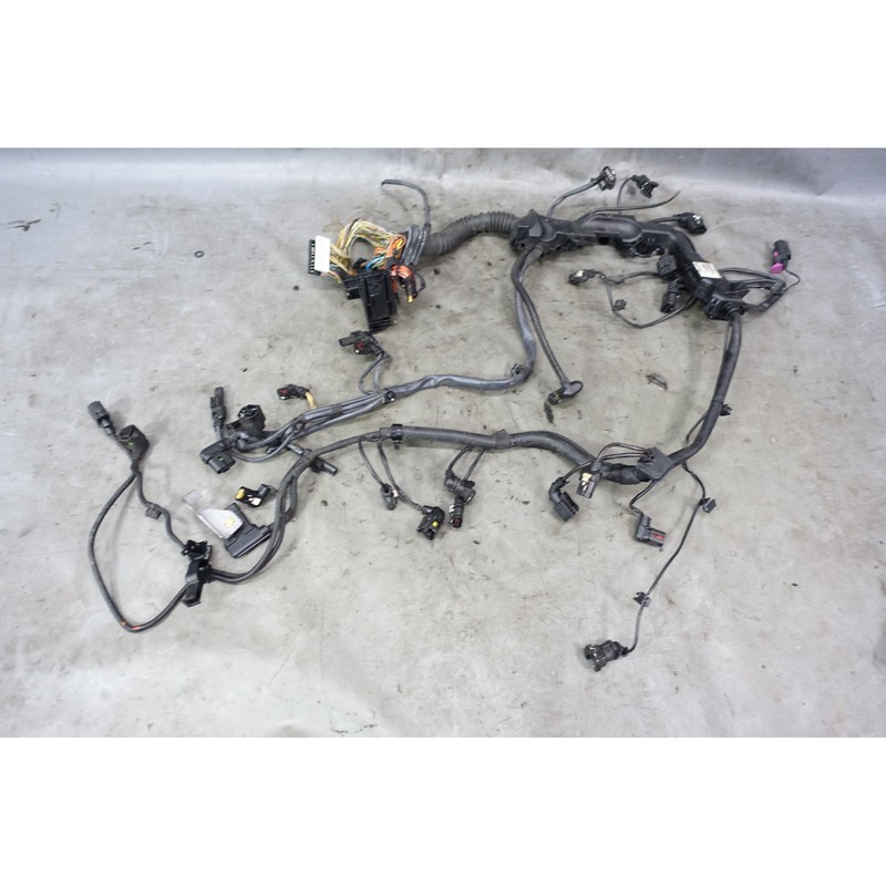 2014-2016 BMW F10 535d F02 740Ld N57 Diesel Engine Wiring Harness OEM
