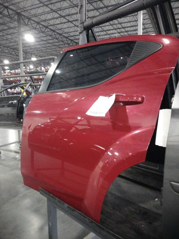 2012 Dodge Avenger Left Door Red Good Condition No Rust 154K Miles