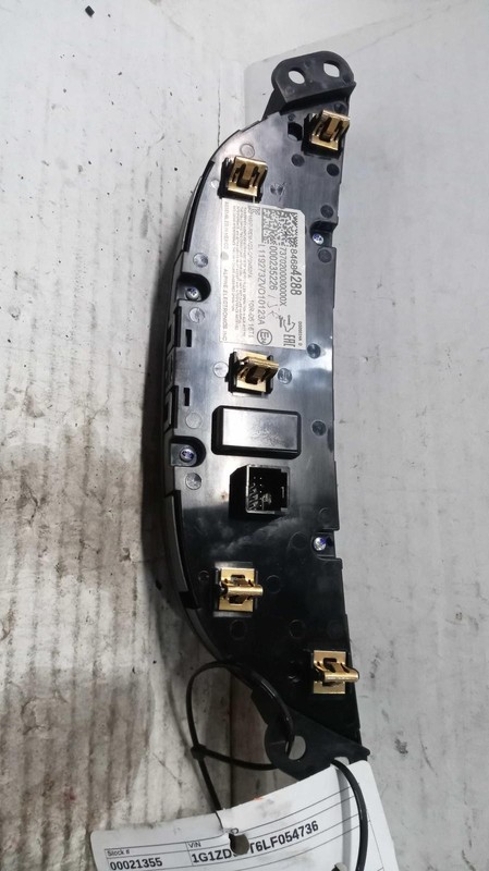 Used A/C Selector Switch fits: 2020 Chevrolet Malibu w/o heated and cooled seats
