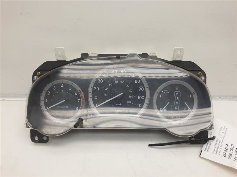 04-05 TOYOTA SIENNA WITHOUT DISPLAY WINDOW SPEEDOMETER CLUSTER
