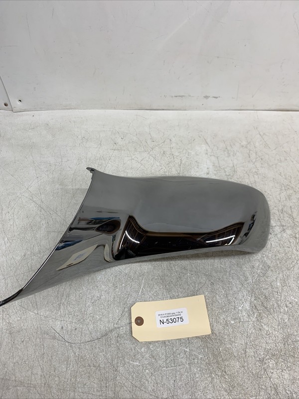 2016 TESLA X RH 2 ROW MONOPOST SEAT TRIM COVER CHROME 1062971-00-A 53075 U17