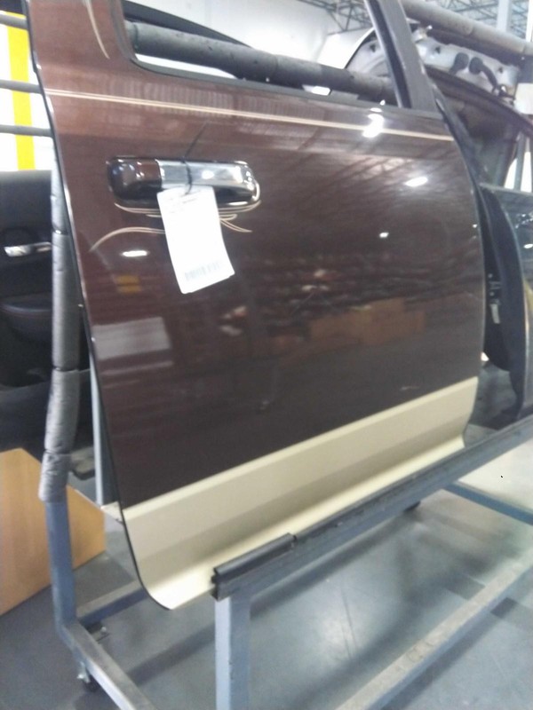 2014 RAM Dodge 1500 Pickup Rear Right Door Maroon Good Condition 528380