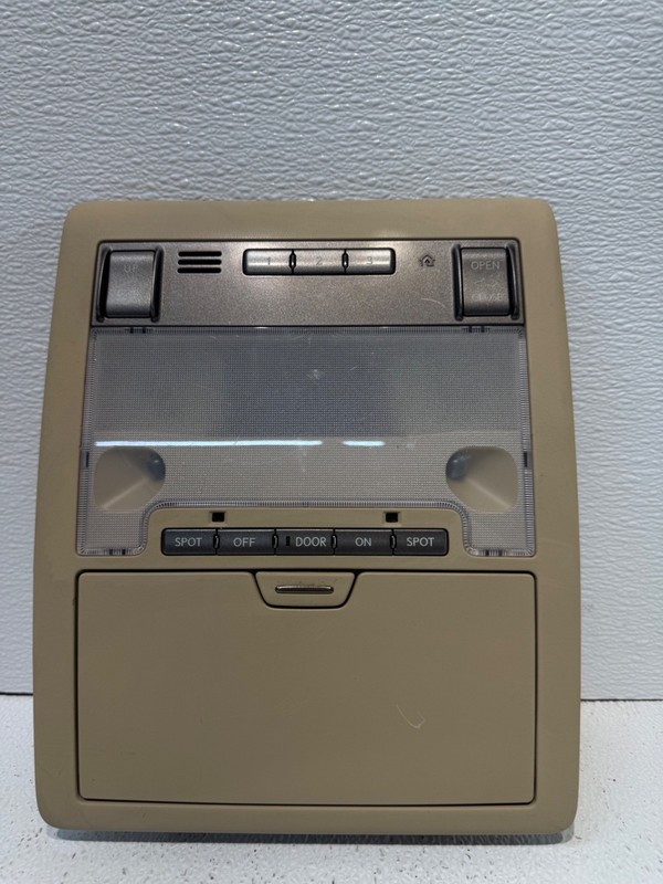 07-12 Lexus LS460 LS460L XF40 Front Overhead Roof Dome Light Lamp Beige OEM