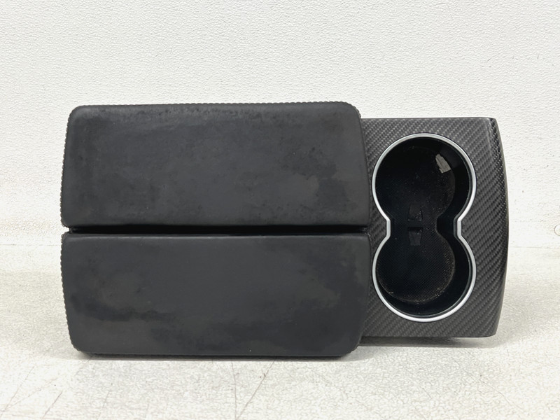 ⭐2016-2020 TESLA MODEL X CONSOLE ARMREST LID W/ CUPHOLDER CARBON ASY OEM LOT2692