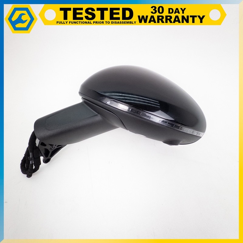 14-24 PORSCHE MACAN LEFT REAR VIEW DOOR MIRROR W/ BLIND SPOT & CAMERA OEM