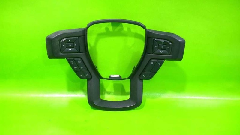 15-20 FORD F150 PHONE AUDIO CRUISE CONTROL WHEEL SWITCH BEZEL OEM 4017-7