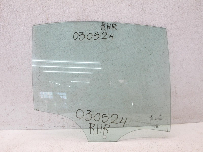 12-18 BMW F30 335i 328i SEDAN BIG WINDOW GLASS RIGHT PASSENGER REAR OEM 030524