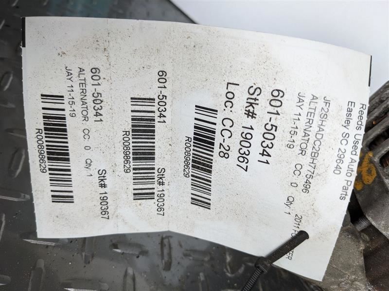 Alternator Without Turbo Fits 11-13 FORESTER 898629