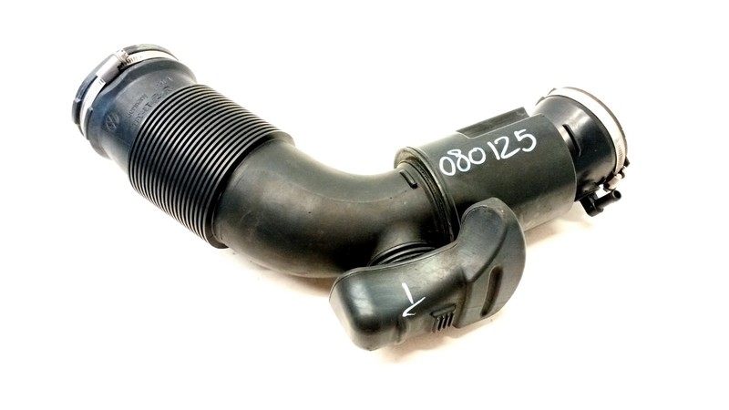 11-15 AUDI 4L Q7 3.0 AIR INTAKE PRESSURE HOSE TUBE PIPE RESONATOR OEM 080125