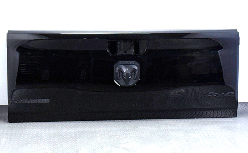 ✅ 19-26 RAM 1500 5th OEM LARAMIE 4x4 REAR TAILGATE SHELL Black PXJ BED LID DOOR