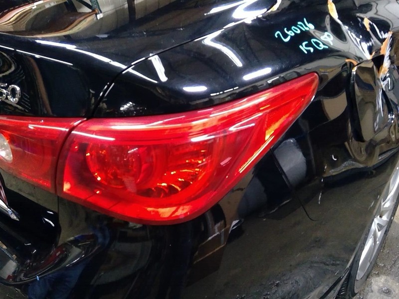 Passenger Tail Light Quarter Panel Mounted Fits 14-15 INFINITI Q50 1777550