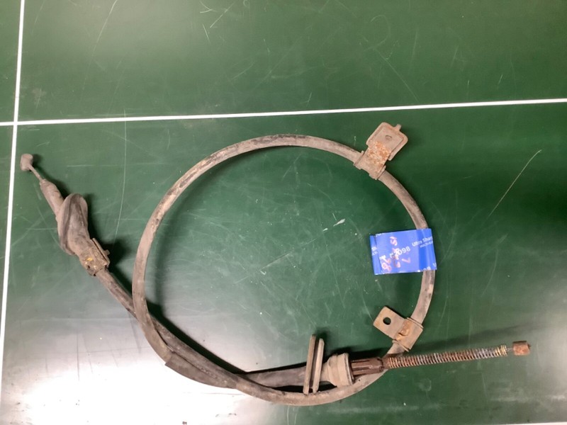 84-87 CRX Left Emergency Drum Parking Hand Brake Cable Wire Cord Used OEM