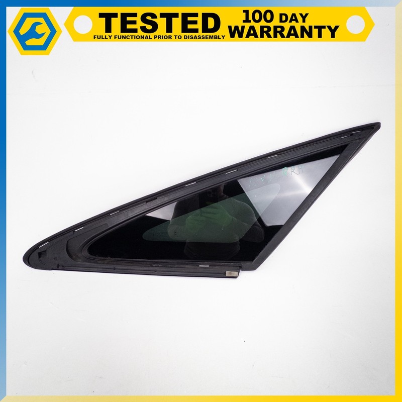 10-19 JAGUAR XJ XJL LWB REAR RIGHT PASSENGER SIDE QUARTER WINDOW GLASS OEM