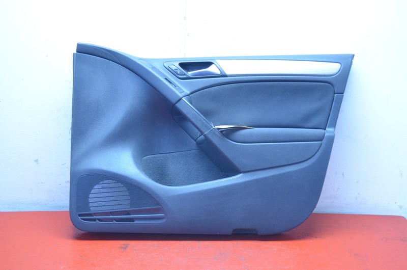 10-14 VOLKSWAGEN GOLF FRONT RIGHT PASSENGER SIDE INTERIOR DOOR PANEL OEM