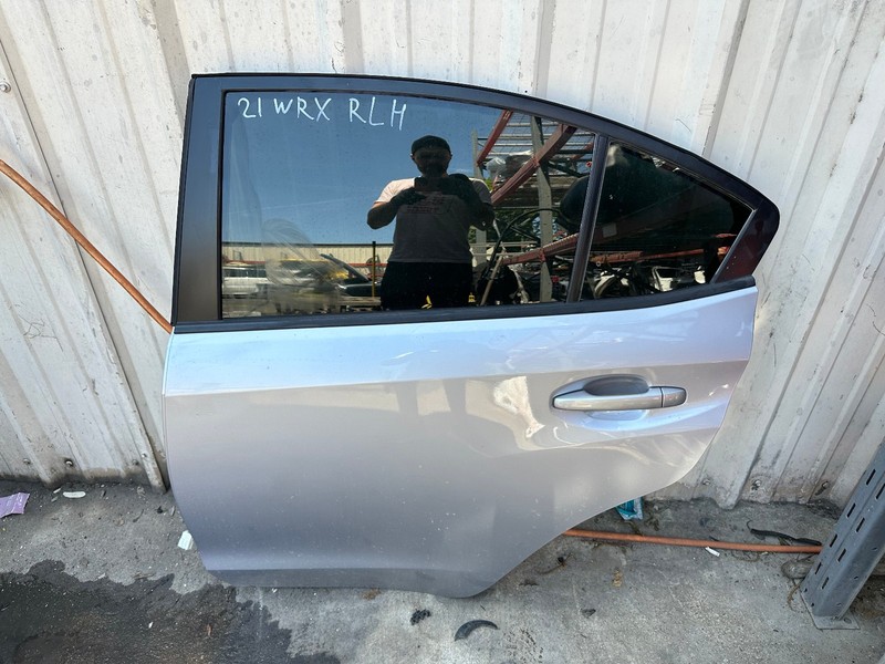 18-21 Subaru WRX REAR LEFT DRIVER SIDE DOOR SHELL Silver OEM