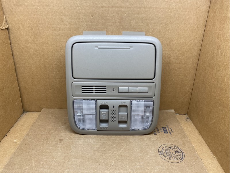 2011-2017 Honda Odyssey Over Head Overhead Console Homelink Tan Ivory