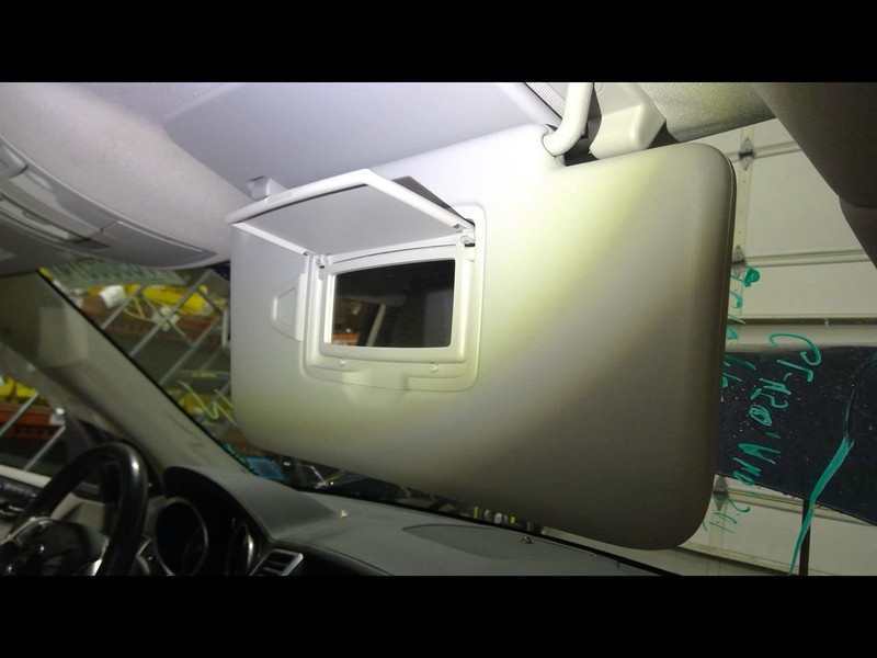 Passenger Sun Visor 166 Type GL450 Primary Fits 13-16 MERCEDES GL-CLASS 1487364