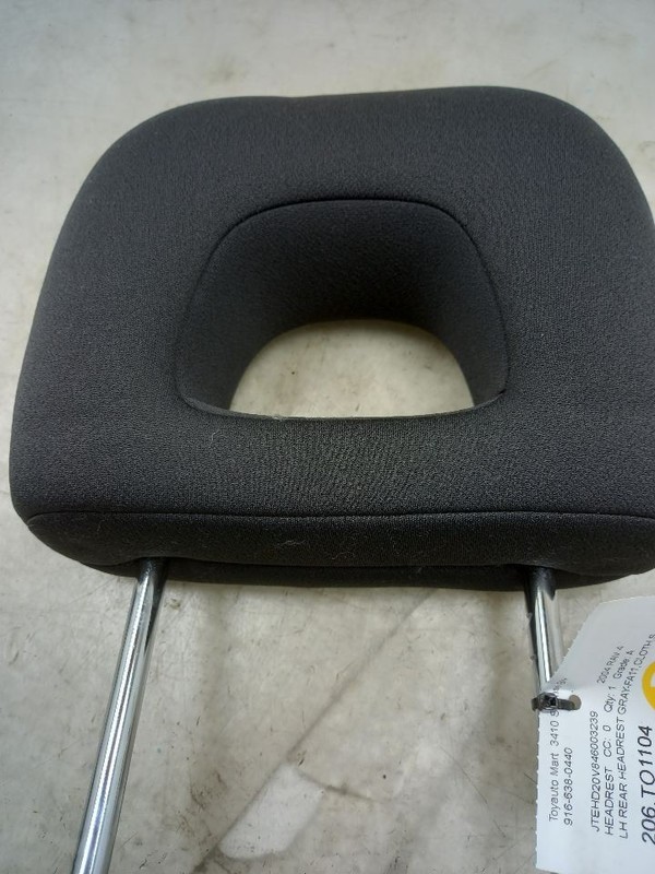 04 TOYOTA RAV 4 S REAR DRIVER LEFT HEADREST GRAY-FA11 CLOTH