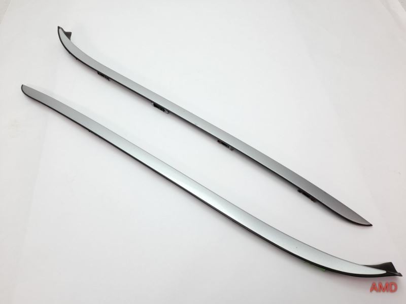 2007 BMW 335i 335xi 328xi 328i E90 Sedan Windshield Drip Molding Set 2pc Silver