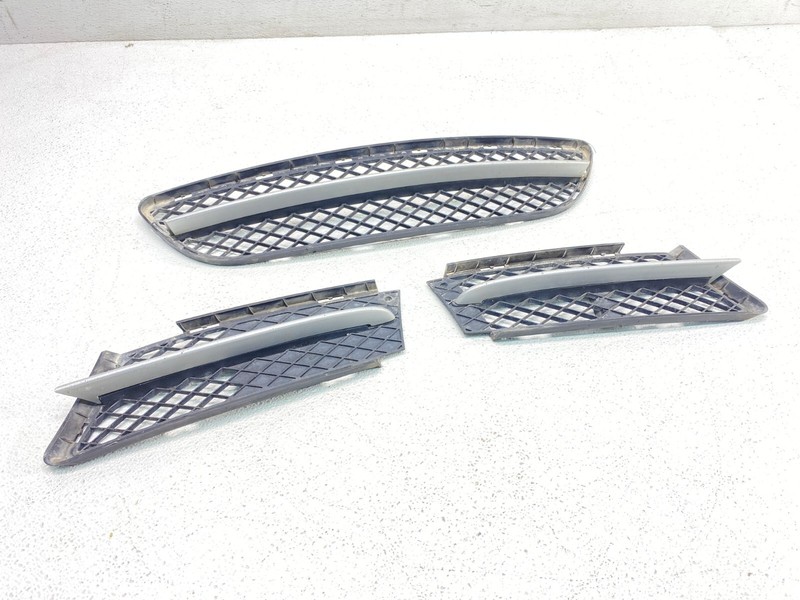 06-08 BMW E90 E91 3 Series Front Lower Bumper Grill Left Right Center Set! OEM✅