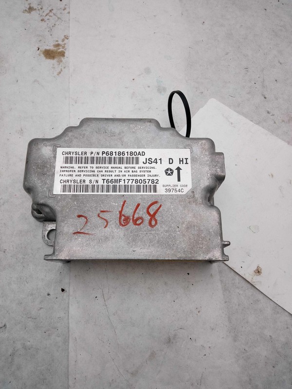 Used Air Bag Module fits: 2013 Dodge Avenger Air Bag mounted under console ID 68