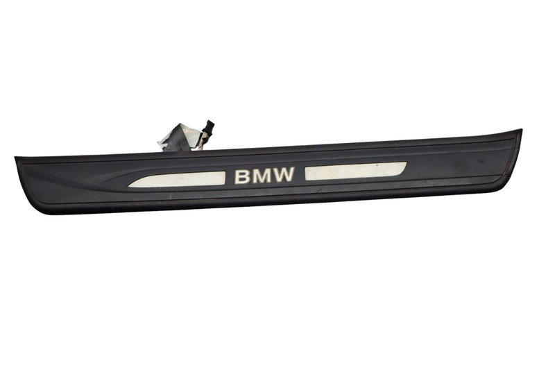 10-12 BMW 750Li xDrive Front Left Side Interior Door Sill Scuff Plate Trim OEM