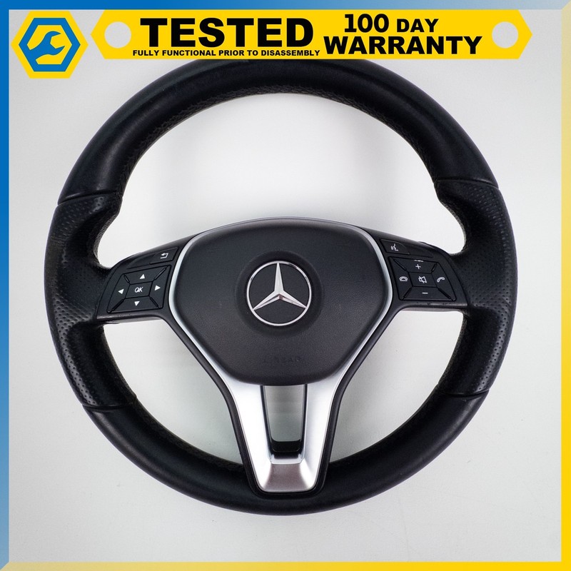 12-18 MERCEDES-BENZ CLS550 E550 STEERING WHEEL W/ PADDLE SHIFTERS ASSEMBLY OEM