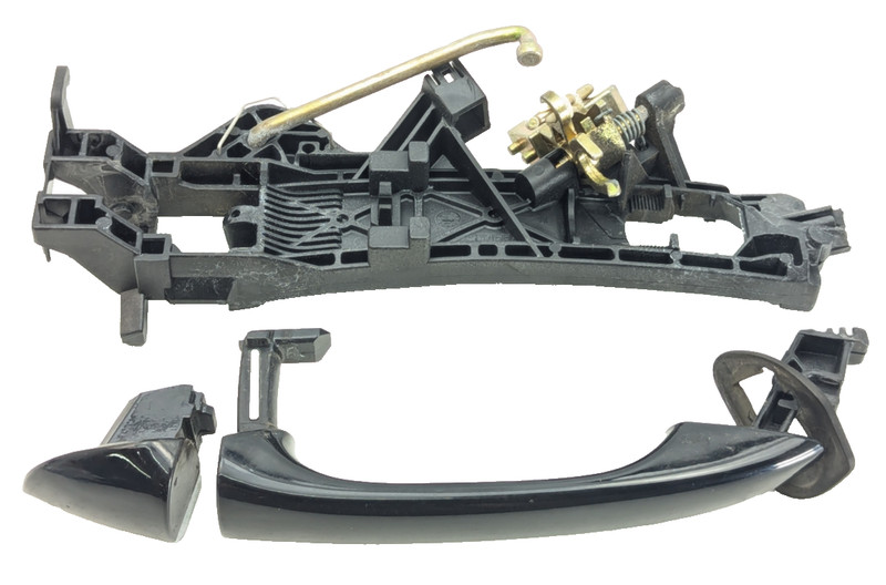 00-06 Mercedes W220 S600 S55 Keyless Go Door Handle Rear Left Side Black OEM