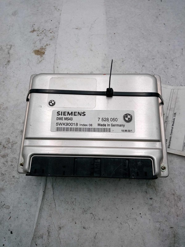 Used Engine Control Module (ECM) fits: 2003 Bmw X5 Electronic Control Module 3.0