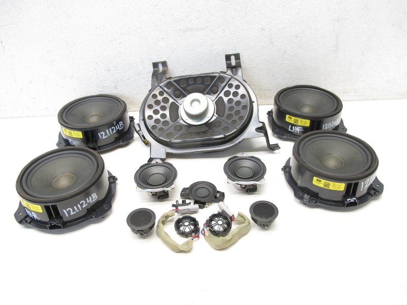 16-23 JAGUAR X260 XF SPEAKER SET LEFT RIGHT FRONT REAR OEM 121124B