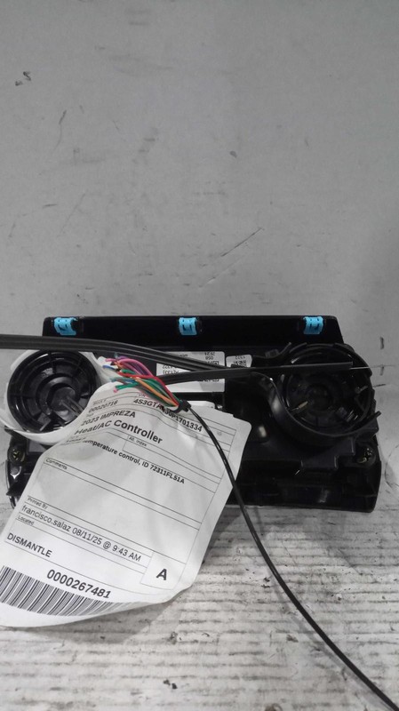 2023 Subaru Impreza A/C Selector Switch OEM Black 72311FL50A 43000 Miles