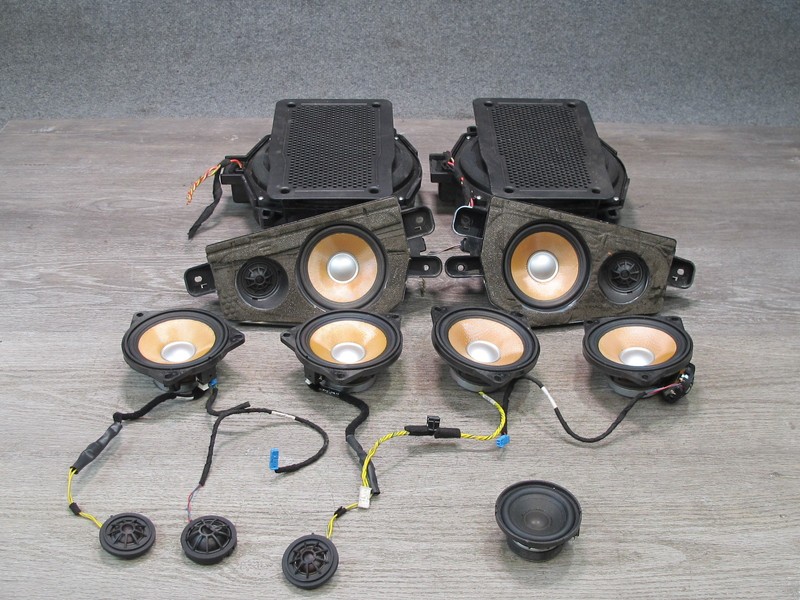 2010-2014 BMW E71 E72 X6 INDIVIDUAL AUDIO TWEETER SUBWOOFER SPEAKER SET OF 12
